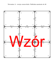 Tetromino - Tabliczka mnożenia do 20 | matematyka