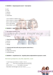 E8 - Angielski: Family & Daily Life – Gotowy pakiet 7 krótkich lekcji!