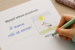 Karta pracy „Przysłowia marcowe”
