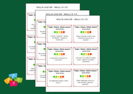 KAJKO I KOKOSZ. SZKOŁA LATANIA - Karty do SMALL TALK - lektury - gra