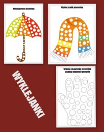 Jesienne karty pracy - przedszkole 21 x pdf i jpg