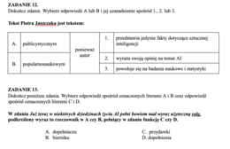 E8 - czytanie tekstu popularnonaukowego/publicystycznego