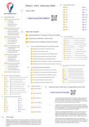 Brainy 8 – Unit 3 – karta pracy