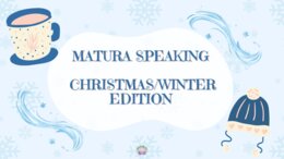 Matura Ustna 🎄 Winter & Christmas Speaking Practice – Matura Oral Exam Edition ☃️matura ustna, święta, Boże Narodzenie, zima, nowy rok, konwersacje, egzamin, speaking, opis obrazka, odgrywanie ról, argumentacja, A2–B2, przygotowanie do matury, zimowe lek