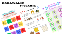 Zestaw kart pracy – Dodawanie pisemne