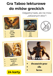 Taboo lekturowe mitologia grecka, mity, Jan Parandowski