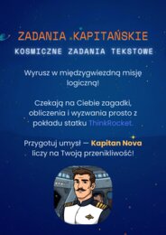 10 złożonych zadań tekstowych dla klas 4-6- potęgi, działania, logika | Zadania Kapitana Novy