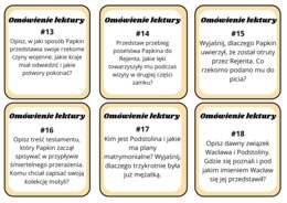 Zemsta Fredry - karty z pytaniami