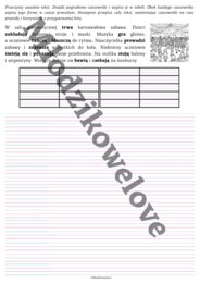 Czasownik w roli głównej- ćwiczenia sprawdzające zrozumienie