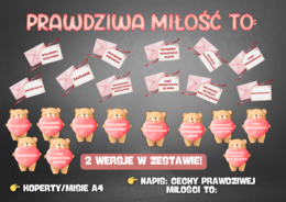 WALENTYNKI: PRAWDZIWA MIŁOŚĆ TO...