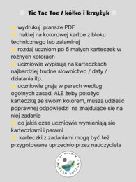 Tic Tac Toe / kółko krzyżyk by Alicja Soszka