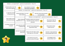 „LOS WSPOMNIEŃ” – pytania do wylosowania - ZAJĘCIA Z WYCHOWAWCĄ - biblioteka - świetlica - 56 pytań - OSTATNIE DNI SZKOŁY
