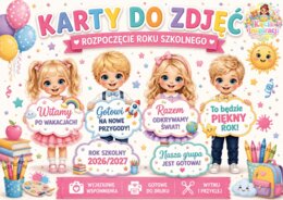 ✨ KARTY DO ZDJĘĆ ROZPOCZĘCIE ROKU✨