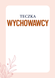 TECZKA WYCHOWAWCY + PLAN PRACY