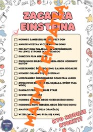 Zagadka Einsteina - wersja graficzna (łamigłówka logiczna)
