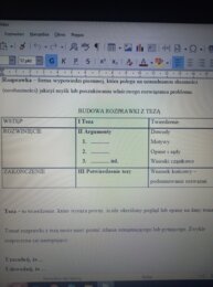 Rozprawka - karta pracy