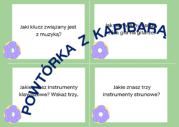 Powtórka z kapibarą - interdyscyplinarna gra planszowa