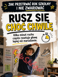„Jak przetrwać rok szkolny i nie zwariować” – gazetka korytarzowa dla uczniów