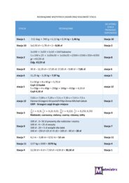 Stacje zadaniowe z ułamków dziesiętnych, lekcja w terenie.