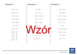 Kwadrat | matematyka | zestaw promocyjny