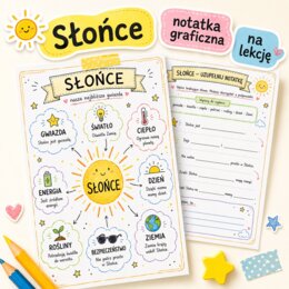 Notatka graficzna. Słońce