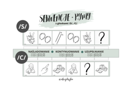 Sekwencje i rymy z głoskami syczącymi (c, s)
