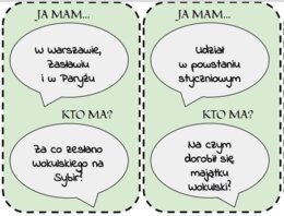 "Lalka" "Ja mam..." "Kto ma?"