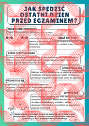 Przygotowanie do Egzaminu Ósmoklasisty - strategie, porady i techniki. Gazetka.