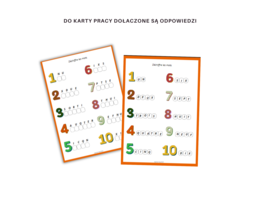 Aventure numérique 1-10 – zestaw do nauki liczb 1-10 po francusku, czytanie, pisanie, dodawanie i odejmowane w zakresie 10, karty pracy, karty obrazkowe, karty wyrazowe , nombres