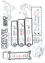 Notatki wizualne dla klasy 4 SP z angielskiego