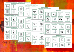 LEKTURY klasa 4 -6 – ikonki – WKLEJKI – powtórzenie – 13 kart