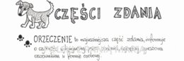 rysnotka "CZĘŚCI ZDANIA"