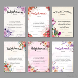 Podziękowania dla Rodziców - przedszkole