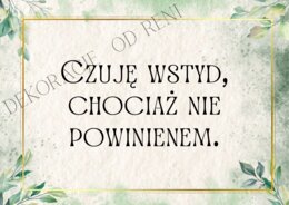 Czy wiesz jak wpływa na mnie twój hejt?