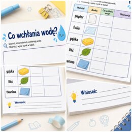 Co wchłania wodę?