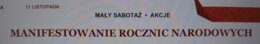 Mały Sabotaż - Manifestowanie rocznic narodowych - karta pracy