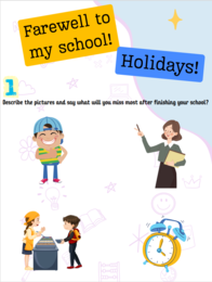 Farewell to my school - lekcja na zakończenie roku szkolnego.