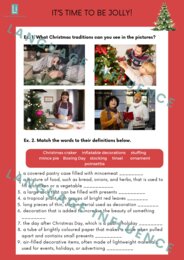 Angielski B1/B2 - Lekcja Christmas - "It's time to be jolly!"