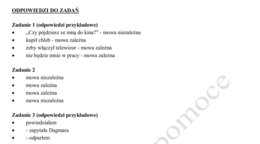 Mowa zależna i niezależna. Karta pracy