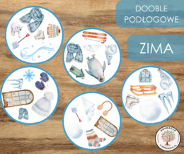 Gra podłogowa dooble - zima