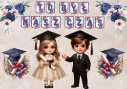 🎓 TO BYŁ NASZ CZAS 🎓 DEKORACJA ZAKOŃCZENIE ROKU🎓