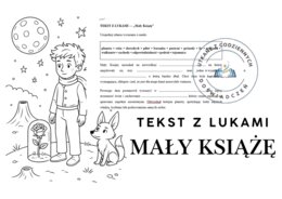 TEKST Z LUKAMI — „Mały Książę”