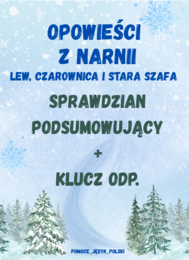 Opowieści z Narnii - sprawdzian podsumowujący + klucz odpowiedzi