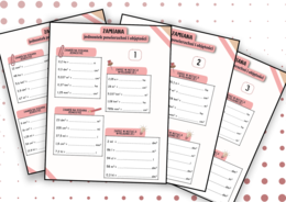 Zamiana jednostek powierzchni i objętości.