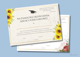 Wklejki - Ukończenie Szkoły Podstawowej