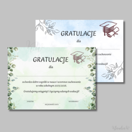 WKLEJKI DO KSIĄŻEK - ZAKOŃCZENIE ROKU 2025/2026