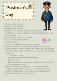 Dzień Listonosza – zestaw PDF w wersji angielskiej