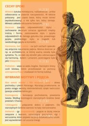 Matura: starożytność - notatka o epoce