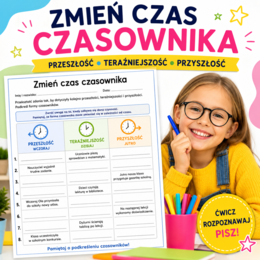 Zmień czas czasownika