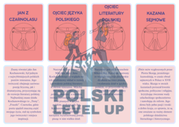 Fiszki literackie_renesans_Polski Level Up